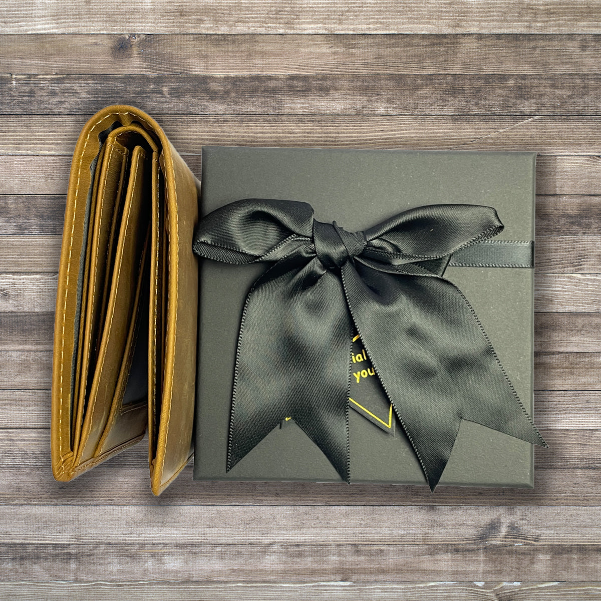 Grandpa To Grandson - I Love You More Than Anything In The World - Bifold Wallet(With a gift box)