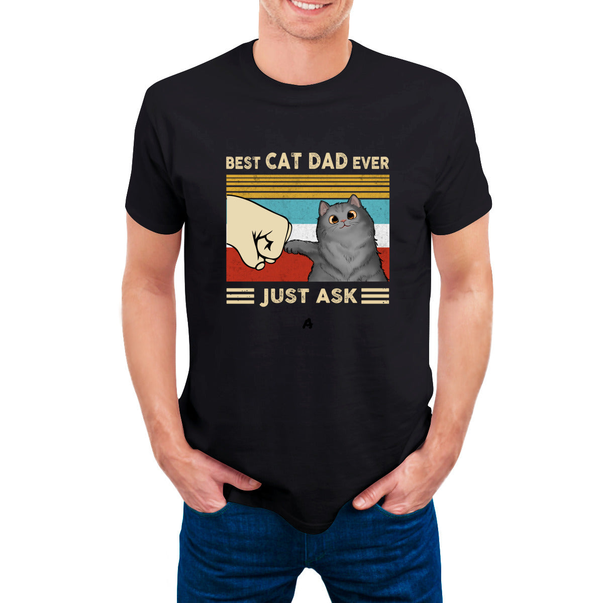 The Best Cat Dad/Mom - Personalized Unisex T-Shirt