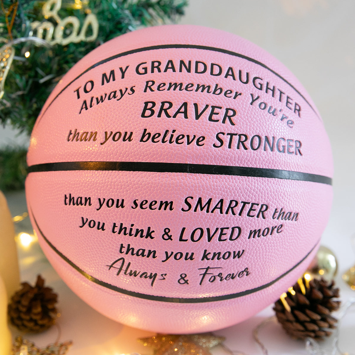 To My GrandDaughter - Loved More Than You Know - Basketball