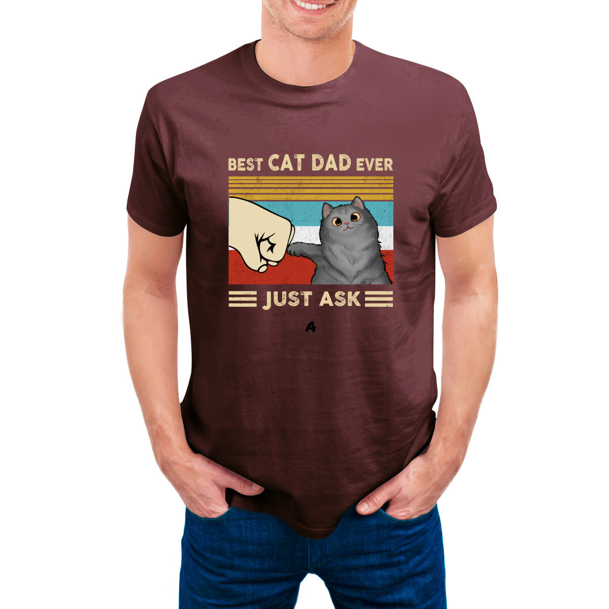 The Best Cat Dad/Mom - Personalized Unisex T-Shirt