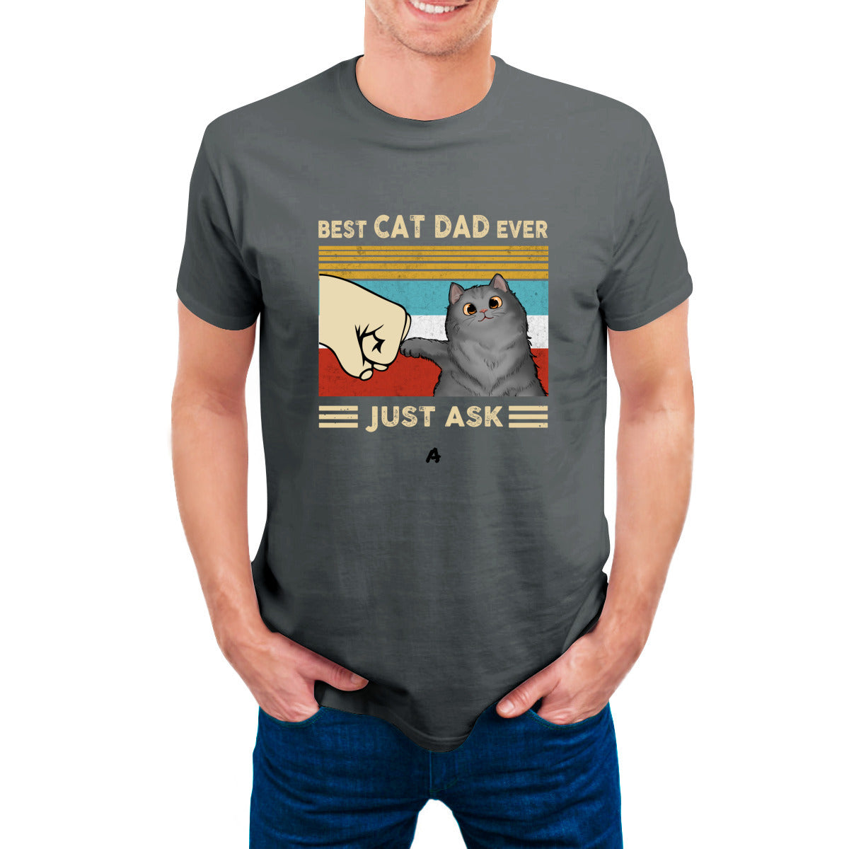 The Best Cat Dad/Mom - Personalized Unisex T-Shirt