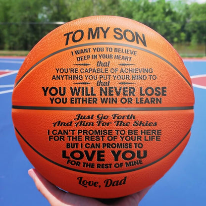 Dad to Son - You Will Never Lose Basketball