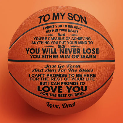 Dad to Son - You Will Never Lose Basketball