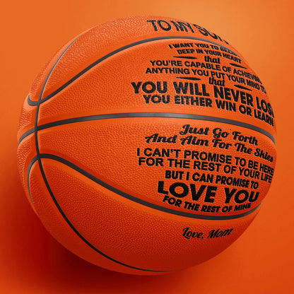 Mom to Son - You Will Never Lose Basketball