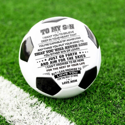 Mom to Son - I Love You - Soccer Ball