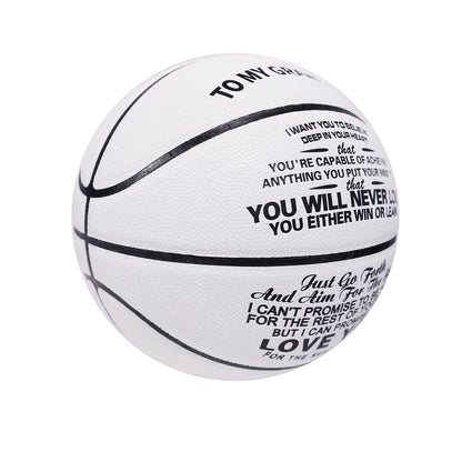 To My GrandSon - You Will Never Lose - Basketball White